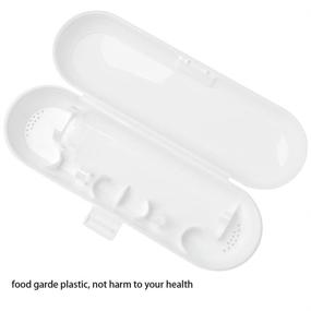 img 3 attached to Fairywill Series White Plastic Electric Toothbrush Travel Case: Convenient Protection On-the-Go