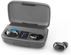 img 4 attached to 🎧 Mvgges TWS6 Wireless Earbuds: Touch Control Bluetooth Headphones with Dual Mics, Deep Bass Sound, USB-TypeC Charging Case - Black