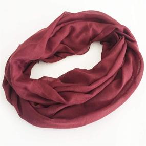 img 3 attached to Fashion Lightweight Infinity Circle Scarves Women's Accessories
