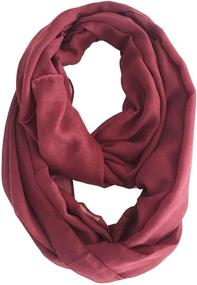 img 4 attached to Fashion Lightweight Infinity Circle Scarves Women's Accessories
