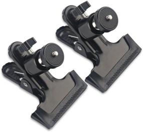 img 4 attached to 📸 MDW 2-Piece Tripod Clip Clamp Mount for HTC Vive/Vive Pro and Oculus Rift with 360° Swivel Tripod Mini Ball Head, Standard 1/4" Screw – for SLR, Digital SLR, and Video Cameras