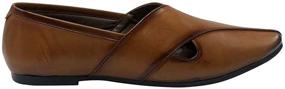 img 1 attached to 👞 Classic Peshawari Men's Shoes: Step into Authentic Traditional Style with Loafers & Slip-Ons