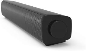 img 2 attached to USB Powered Computer Speaker with 3.5mm Aux-in 🔊 Connection - For Windows, Desktop, Smartphone, Tablets, Laptop, Projector (Black)