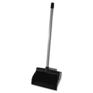 🧹 impact 2600 lobbymaster dust pan with pvc handle, 37-inch height x 12-inch width x 11-inch depth, black (case of 6) logo