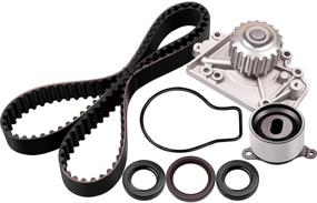 img 4 attached to 🚗 1996-2001 Honda CR-V Acura Integra Timing Belt Water Pump Kit, ECCPP - 1.8L 2.0L DOHC 16V Engine B20B4 B20Z2 B18B1