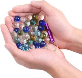 img 3 attached to POPLAY Beautiful Marbles Multiple Whistle: Versatile Sound Maker for Kids and Adults