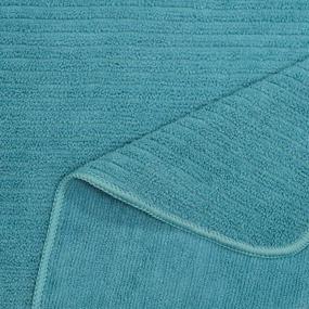 img 2 attached to Polyte Premium Microfiber All-Purpose Ribbed Terry Kitchen Towel Set, Pack of 6 (Teal, 16x28 inches)