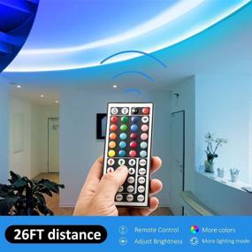 img 3 attached to 🔒 Enhance Your LED Strip Lighting Experience with our LED Light Strip Remote Controller and Receiver Set