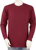 stay warm and stylish with styllion men's thermal shirt - heavy weight - big and tall - tcls logo