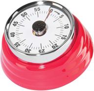 oggi minute magnetic timer red diameter logo