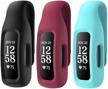 eeweca 3-pack clip case accessory for fitbit ace 3 &amp logo