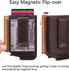 img 1 attached to 👔 Bigant Men's Aluminium Leather Wallet with RFID Blocking - Stylish Wallets, Card Cases & Money Organizers