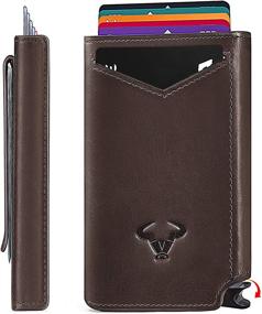 img 4 attached to 👔 Bigant Men's Aluminium Leather Wallet with RFID Blocking - Stylish Wallets, Card Cases & Money Organizers