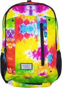 img 2 attached to 🎒 HOOEY Rockstar 20L Backpack: Rain Cover, Hat Strap, Laptop Sleeve, Hydro Pockets (Tie Dye) - Ideal for School and Hiking