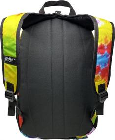 img 1 attached to 🎒 HOOEY Rockstar 20L Backpack: Rain Cover, Hat Strap, Laptop Sleeve, Hydro Pockets (Tie Dye) - Ideal for School and Hiking