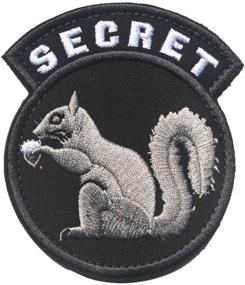 img 4 attached to 🐿️ SWAT Color Intelligence Air Force DOD Patch - Secret Squirrel - Police & Military Clothing Decorative Special Badge with Hook Backing - Armband Sticker Gift for Backpack Accessory