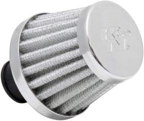 img 4 attached to K&N Vent Air Filter/Breather: High Performance, Premium, Washable Replacement Engine Filter - Flange Diameter 0.375 In, Filter Height 1.75 In, Flange Length 0.5 In, Shape Breather (62-1600WT)