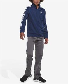 img 2 attached to 👟 adidas Boys' Tricot Jogger Pants - Iconic Style for Active Kids