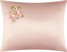 img 1 attached to 👑 Набор для одеяла "Розетта", 5 предметов, розовый, королевского размера, от Chic Home.