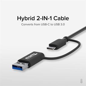 img 1 attached to 💻 High-Speed USB C and USB to Ethernet Adapter | 2-in-1 | Compatible with USB C/Thunderbolt 3 or USB 3.0 | USB-C to RJ45 2.5 Gigabit LAN for Mac and Windows