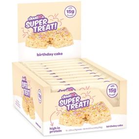 img 3 attached to 🎂 Cloud10 Birthday Cake Marshmallow Rice Crispy Treats - High Protein, Gluten-Free, Kosher, No Artificial Sweeteners - 2.64 Ounce (Pack of 10)