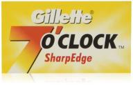 🪒 100-pack of 7 o'clock sharpedge double edge safety razor blades: optimal shaving efficiency and precision logo