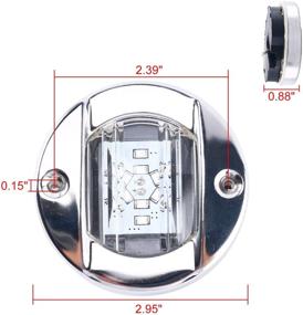 img 3 attached to DasMarine Navigation Polished Stainless Transom