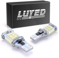 💡 luyed 2 x 1550 lumens super bright error free 360-degree shine led bulbs 921 912 w16w 3030 24-ex chipsets used for backup reverse lights, xenon white logo