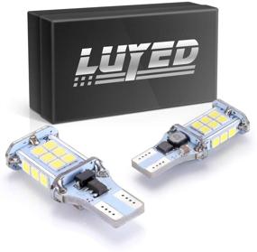 img 4 attached to 💡 LUYED 2 X 1550 Lumens Super Bright Error Free 360-Degree Shine LED Bulbs 921 912 W16W 3030 24-EX Chipsets Used For Backup Reverse Lights, Xenon White