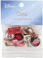 🚗 dress it up 7719 disney button embellishments, cars: playful and vibrant accents for your fashion masterpieces! logo