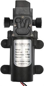 img 4 attached to 💦 Hooshing 12V 60W Micro Electric Diaphragm Water Pump with Automatic Switch for High Pressure Car Washing, Spray Water Pump, 5L/min 116PSI, Ideal for RV, Camper, Marine Boat, Lawn.