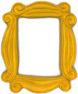 monica's inspired peephole frame: perfect for sitcom fans, friends, and family! логотип