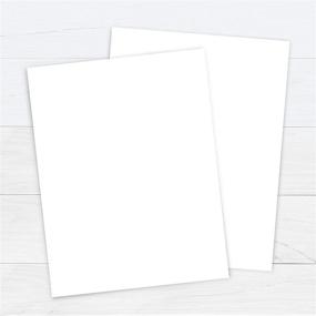 img 3 attached to White Cardstock Paper, 67 lb, 92 Brightness, FSC Certified, Ideal for School & Craft Projects, 8.5x11 Inches, 100 Sheets (00540) (Pack of 2)