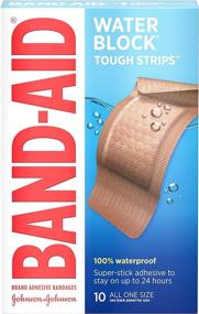 img 4 attached to 💦 Water Block Adhesive Bandages Extra Large - Pack of 6 (60 Count)