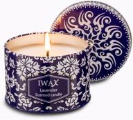 iwax scented candles lavender sustainable логотип