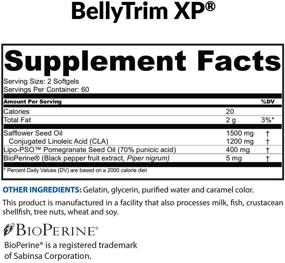 img 4 attached to 💪 BellyTrim XP Advanced Toning Supplement with BioTrust's Conjugated Linoleic Acid (CLA), 60 Servings