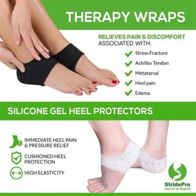 img 1 attached to Ultimate Plantar Fasciitis Pain Relief Kit: Compression Socks, Ankle Brace, Arch Supports, Therapy Wraps, Gel Heel Spur, Inserts, & Grips