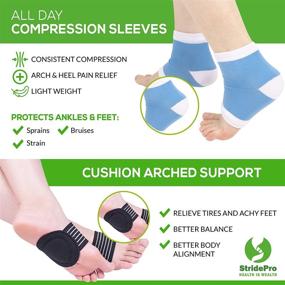 img 2 attached to Ultimate Plantar Fasciitis Pain Relief Kit: Compression Socks, Ankle Brace, Arch Supports, Therapy Wraps, Gel Heel Spur, Inserts, & Grips