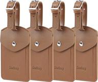 sodsay leather luggage baggage privacy travel accessories in luggage tags & handle wraps logo