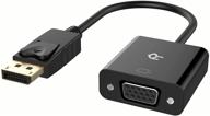 ✨ gold plated rankie displayport to vga adapter converter in black, enhanced for seo logo