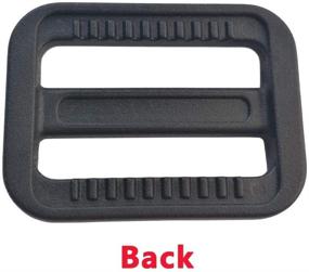 img 3 attached to 🔀 30 Pcs 1 Inch Plastic Triglides Slides: Perfect Webbing Fasteners for Straps & Backpacks