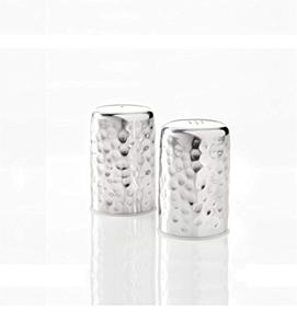 img 1 attached to 🧂 American Metalcraft HMSP2 Stainless Steel Salt and Pepper Shakers - Hammered Design, 2-Ounces: Durable and Stylish Seasoning Dispensers