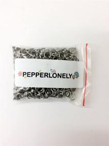 img 1 attached to PEPPERLONELY Brand 500PC Stainless Steel Beading & Jewelry Making and Jewelry Findings