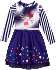 img 2 attached to Adorable Peppa Pig Girls' Dress for Cute and Stylish Little Fashionistas