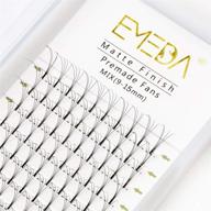 👁️ emeda: 4d premade fans eyelash extensions mixed tray 9-15mm d curl 0.10mm – promade fanned russian volume lash extensions (4d 0.10 d 9-15 mix) logo