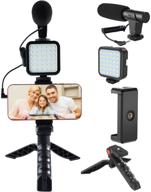 ebstl vlogging kit: professional smartphone video setup with microphone and light - perfect for youtube, tiktok, and vlogging logo