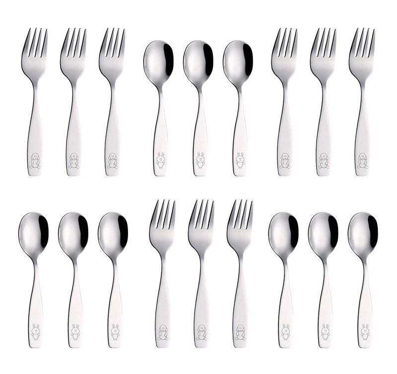 annova silverware childrens flatware stainless kids' home store 로고