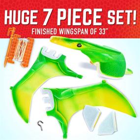 img 3 attached to GEOGLIDE Pterodactyl Glider Kit with 33" Wingspan - Perfect for Thrilling Flights