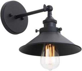 img 4 attached to 🏮 7.87-Inch Vintage Style Industrial Wall Sconce Light by Phansthy - 1-Light Shade