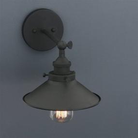 img 2 attached to 🏮 7.87-Inch Vintage Style Industrial Wall Sconce Light by Phansthy - 1-Light Shade